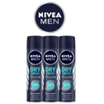 NIVEA Men Deodorant Spray - Dry Fresh (3-Pack, 150ml Each)