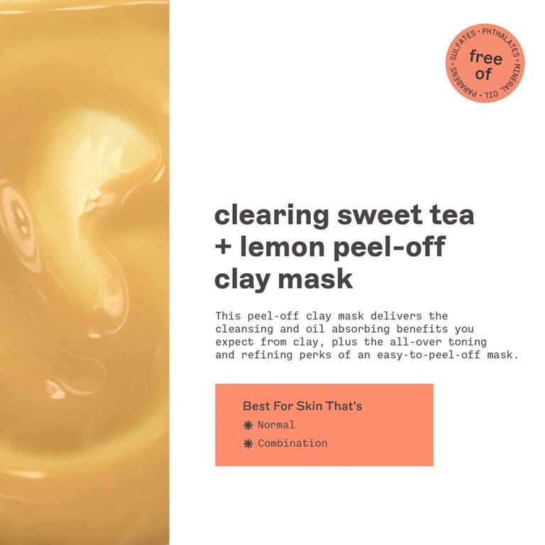 Freeman Peel-Away Clay Mask & Soothing Gel Mask, Sweet Tea & Lemon + Watermelon & Aloe, 6 oz Each, Pack of 2 - Image 9