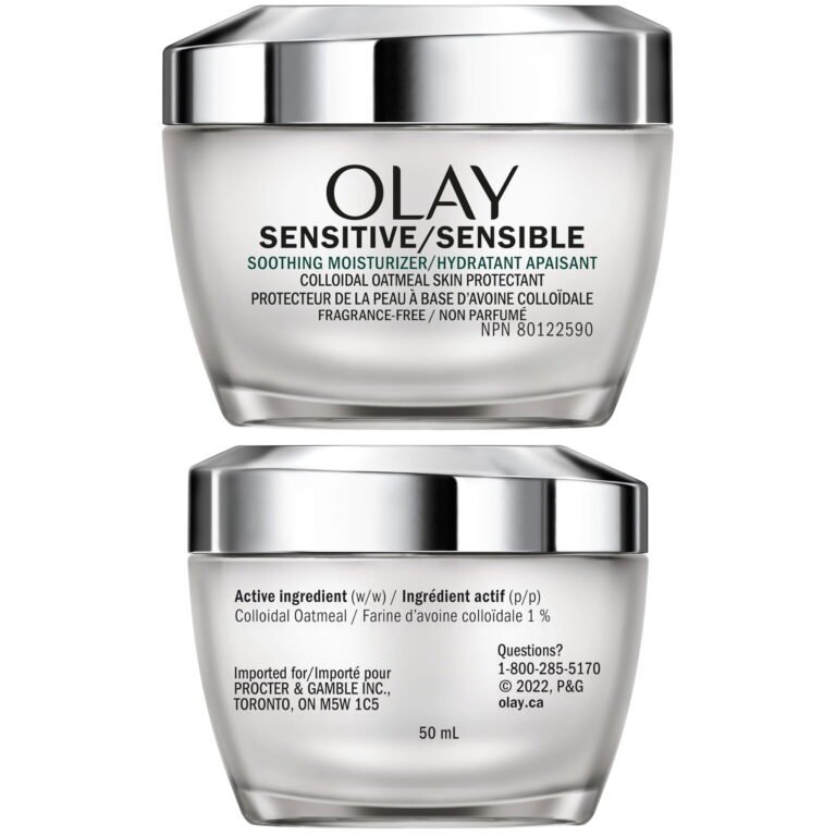 Olay Sensitive Soothing Moisturizer & Eczema Therapy Skin Relief Cream Duo - Colloidal Oatmeal, Fragrance-Free, Dermatologist Approved - Image 3