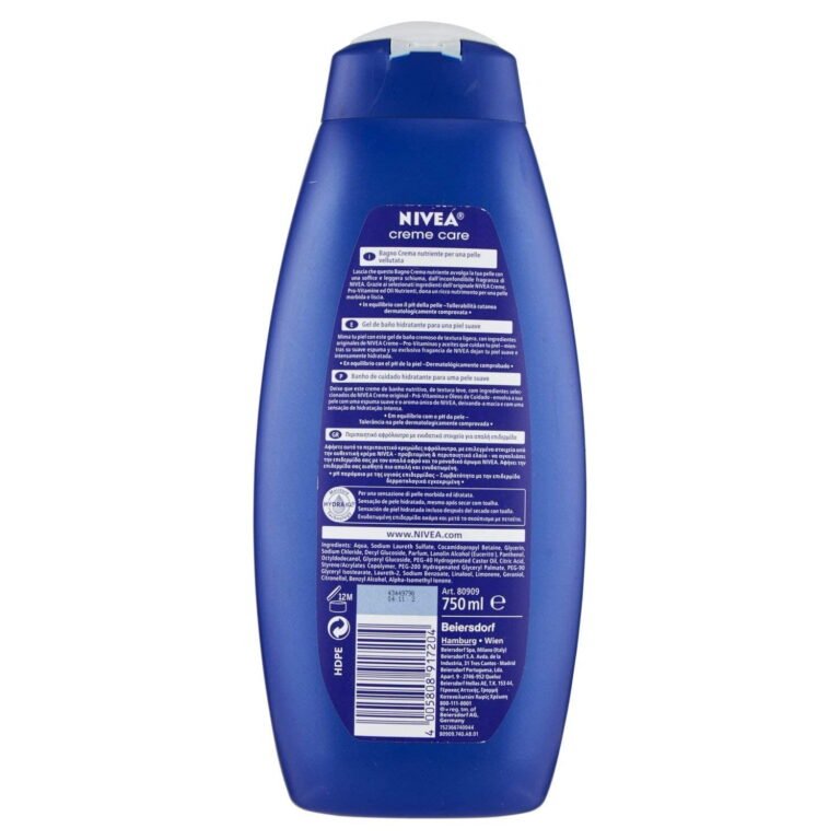 Nivea Creme Care Bath Cream Body Wash, 25.36 oz (Pack of 3) - Image 3