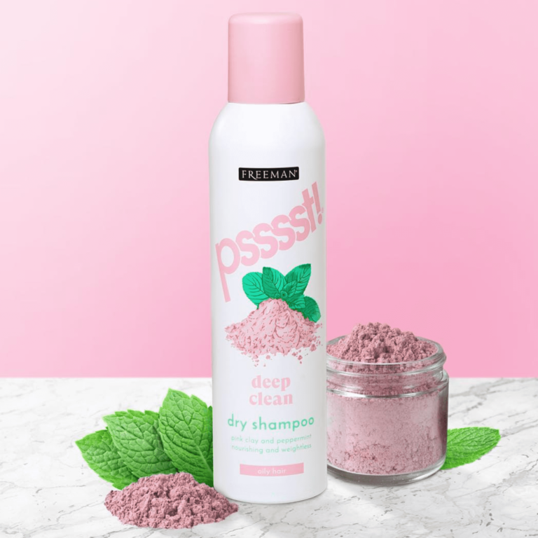 Freeman Beauty Psssst! Deep Clean Dry Shampoo For Oily Hair, 1.76 oz |2 Travel Size Bottles - Image 3