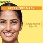 Garnier Skin Naturals Bright Complete Vitamin C Serum Mask, 15 min - Brightens Dull Skin, Pack of 4 - Image 4