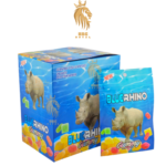 Blue Rhino Gummies - Fruity Flavored Gummy Candies (24 Bags, 7.5g Per Bag)