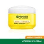 Garnier Skin Naturals Bright Complete Vitamin C Serum Cream with UV, 50ml - Brightens Skin & Fades Dark Spots, Pack of 2 - Image 2