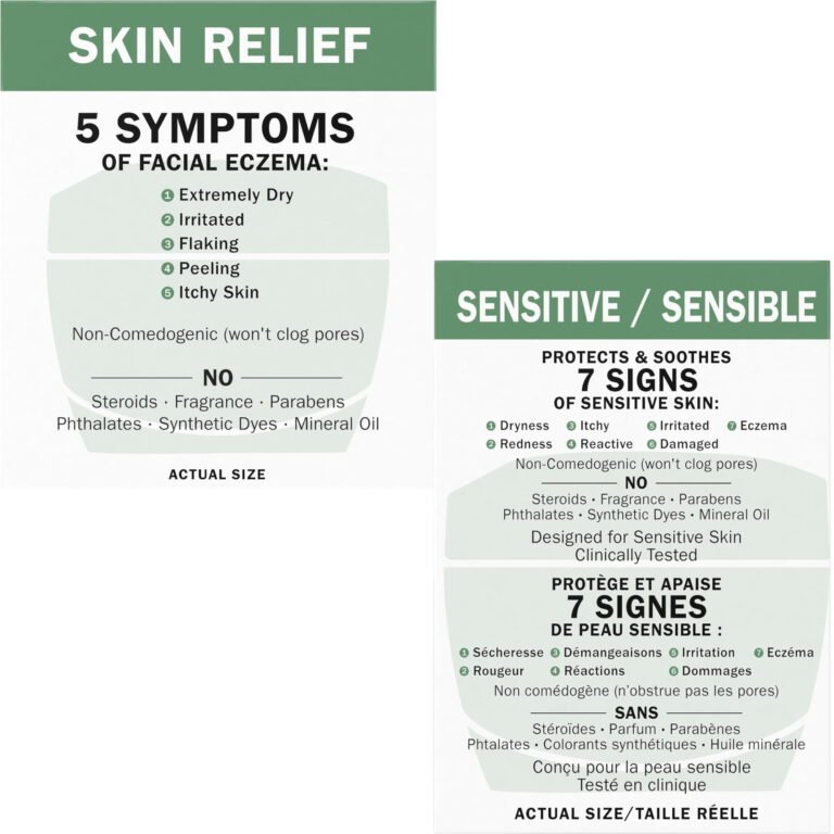 Olay Sensitive Soothing Moisturizer & Eczema Therapy Skin Relief Cream Duo - Colloidal Oatmeal, Fragrance-Free, Dermatologist Approved - Image 4