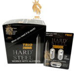 Hard Steel male enhancement triple capsules fast acting long lasting formula for time size stamina performance support