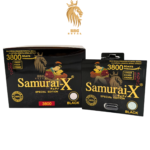 Samurai X New Black 3800 Male Enhancement Supplement – All-Natural Herbal Formula – Lasts Up to 5 Days