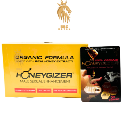 Honeygizer organic male enhancement supplement with real honey extract powerful formula for stamina performance support