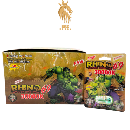 Rhino 69 Premium 30000K male enhancement capsules extra strength fast acting long lasting stamina performance support
