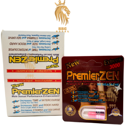 PremierZEN 3000 male enhancement capsules extreme formula fast acting long lasting for time size stamina performance support