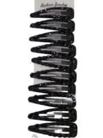 Black Rhinestone Hair Clip Set of 64 pcs - Image 4