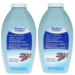 Perfect Purity After Shower Fresh Scent Body Powder, for Adults, 2-Pack