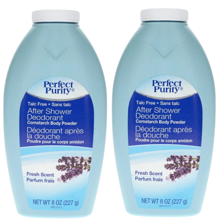 Perfect Purity After Shower Fresh Scent Body Powder, for Adults, 2-Pack - Image 1