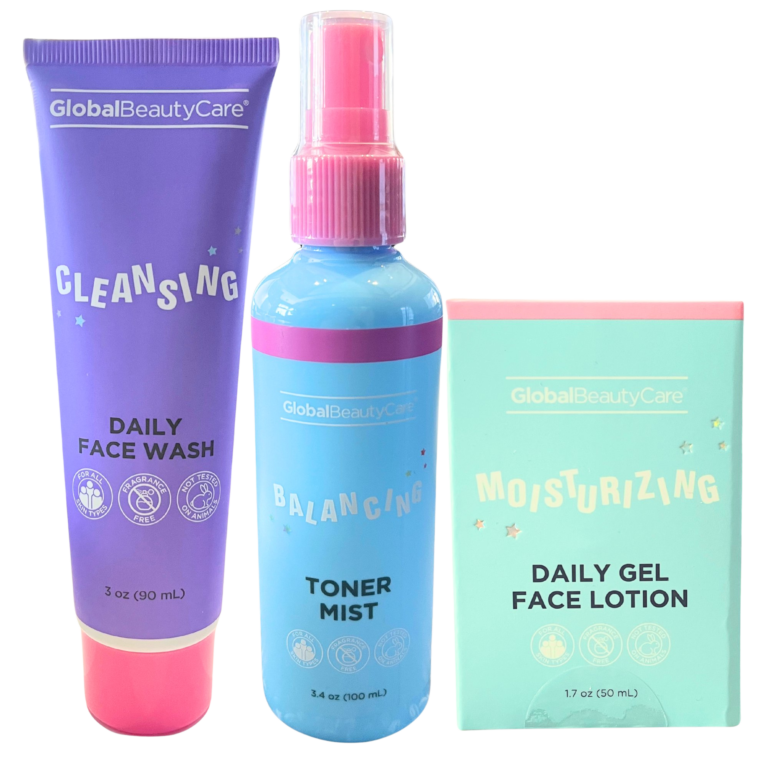 Global Beauty Care Daily Skincare Set - Cleanse, Balance & Moisturize , Pack Of 3 - Image 1