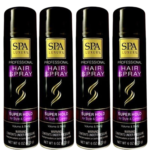 Spa Luxury Professional Hair Spray - Super Hold for Style & Control (6 oz, 4-Pack)