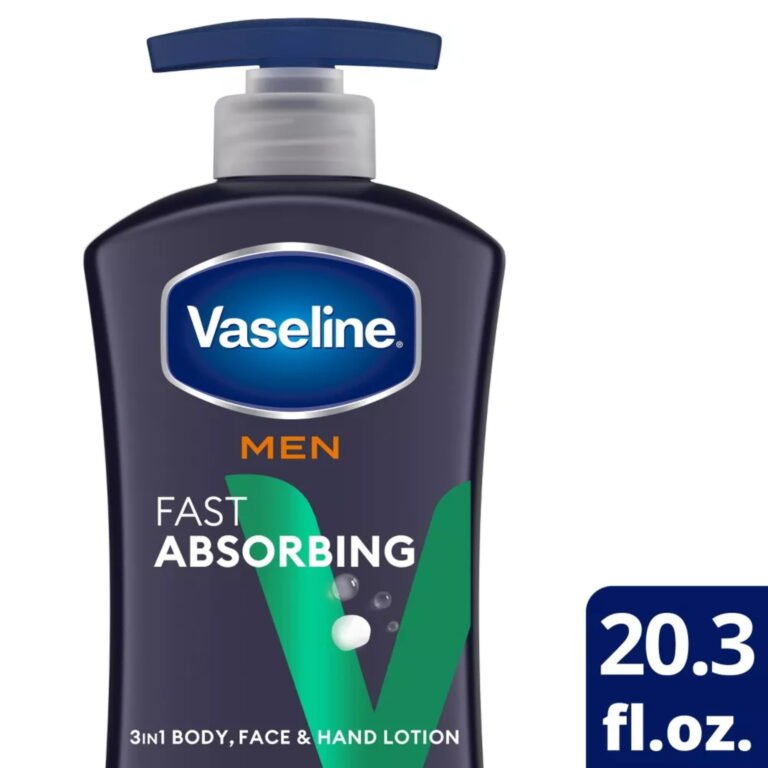 Vaseline Men Fast Absorbing Non Greasy Body Face and Hand Lotion All Skin, 20.3 oz Each (Pack of 2) - Image 2