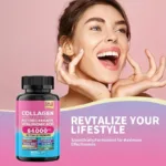 Extra Strength Collagen 64,000mcg - 14-in-1 Beauty Blend with Biotin, Keratin & Hyaluronic Acid (60 Veggie Capsules) - Image 5