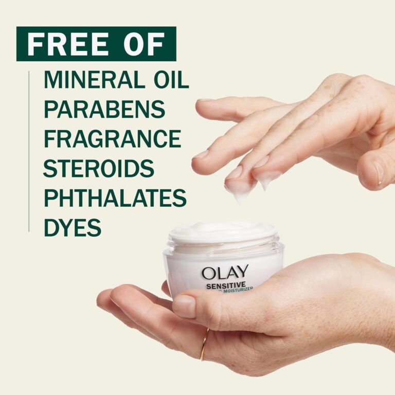 Olay Sensitive Soothing Moisturizer & Eczema Therapy Skin Relief Cream Duo - Colloidal Oatmeal, Fragrance-Free, Dermatologist Approved - Image 6