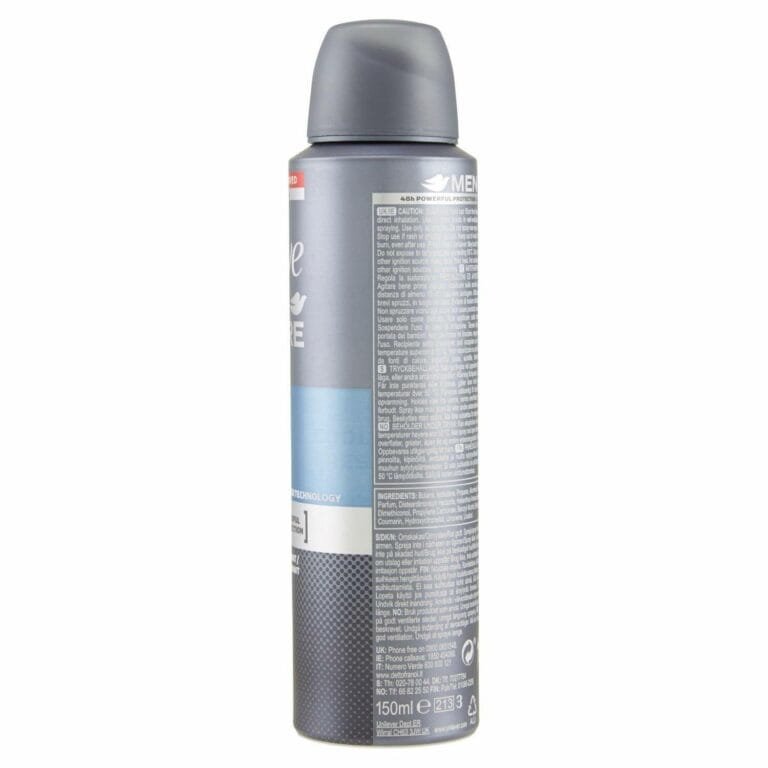 Dove Men + Care Cool Fresh 48 HR Antiperspirant Spray for Men 150ml Each, Pack of 4 - Image 2