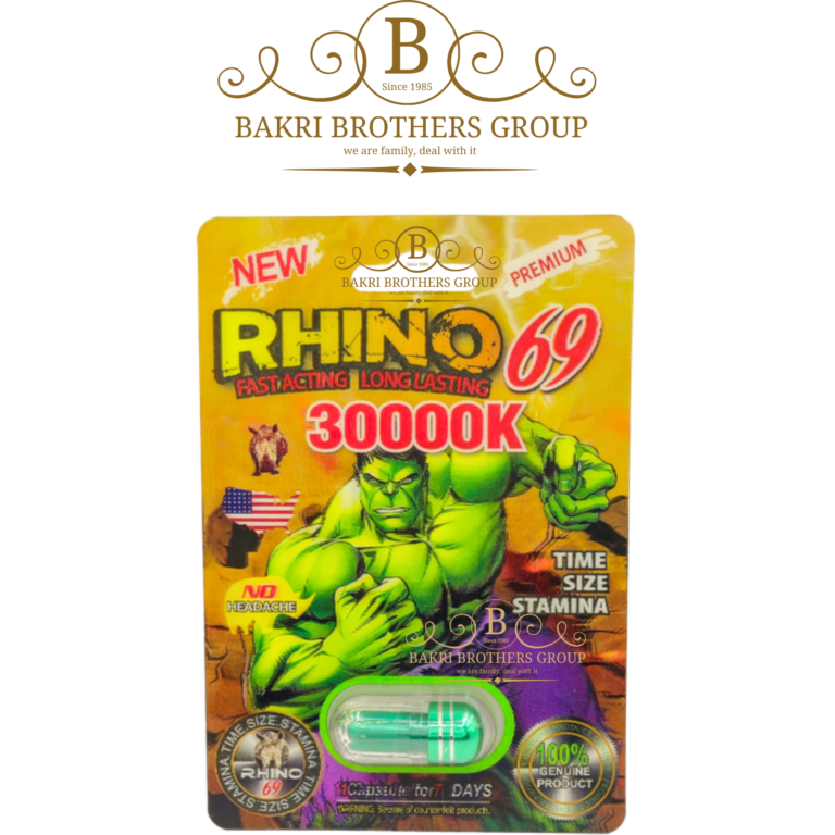 Rhino 69 Premium 30000K Male Enhancement Supplement – Extra Strength Formula – Fast-Acting, Long-Lasting Stamina Boost - Image 1