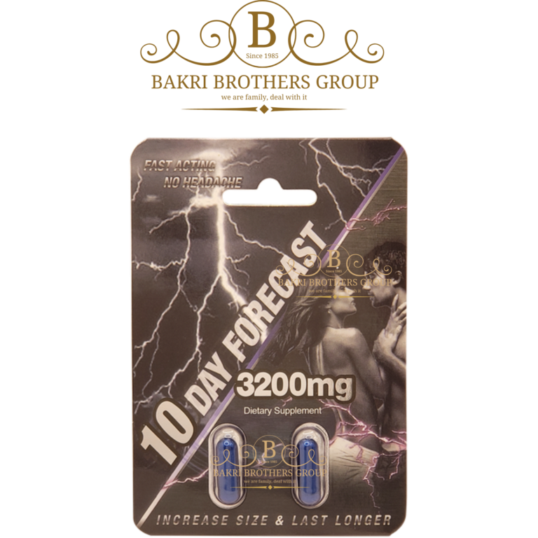 10 Day Forecast Male Enhancement Supplement – 3200mg Fast-Acting Formula – Increase Size & Last Longer - Image 1