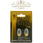 Hard Steel Gold Plus Male Enhancement Supplement – Twin Pack Formula – Fast-Acting, Alcohol-Compatible & Long-Lasting