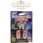 Big Rhino 10000K Male Enhancement Supplement – Double Shot Formula – Boost Time, Size & Stamina