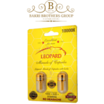 Leopard 10000K Male Enhancement Supplement – Twin Pack Formula – Boost Time, Size & Stamina with No Headache