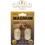Magnum XXL 10000K Gold Male Enhancement Supplement – Twin Pack Formula (48 Pills – 24 Packs) – Fast-Acting, Long-Lasting Performance Boost