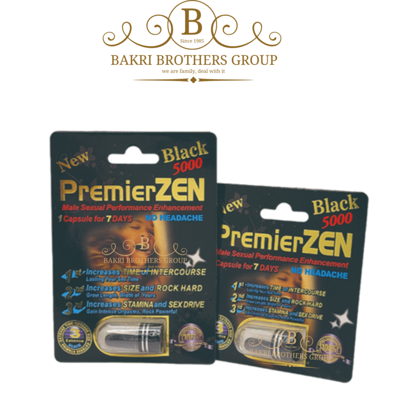 PremierZEN Black 5000 Male Enhancement Supplement – Extreme Formula (24 Pills) – Boost Time, Size & Stamina for 7 Days - Image 1