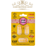 Gold VVIP Premium 10000K Male Enhancement Supplement – Triple Shot Formula – Ultimate Boost for Time, Size & Stamina