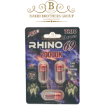 Rhino 69 Extreme 20000K Male Enhancement Supplement – Triple Shot Formula – Maximum Time, Size & Stamina Boost
