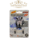 Rhino 69 3750K Male Enhancement Supplement – Double Shot Formula – Boost Time, Size & Stamina