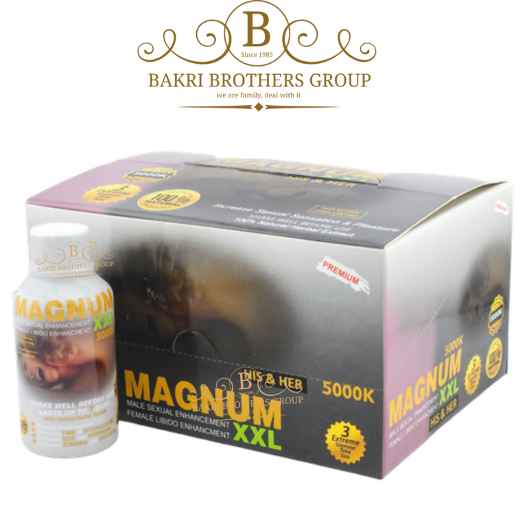 Magnum XXL 5000K Male & Female Enhancement Drink – Ultimate Libido & Performance Booster (12 Bottles, 2oz Each) – Extreme Stamina & Energy - Image 1