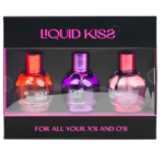 Liquid Kiss “For All Your X’s and O’s” 3-Piece Eau de Parfum Gift Set, 1 fl oz Each