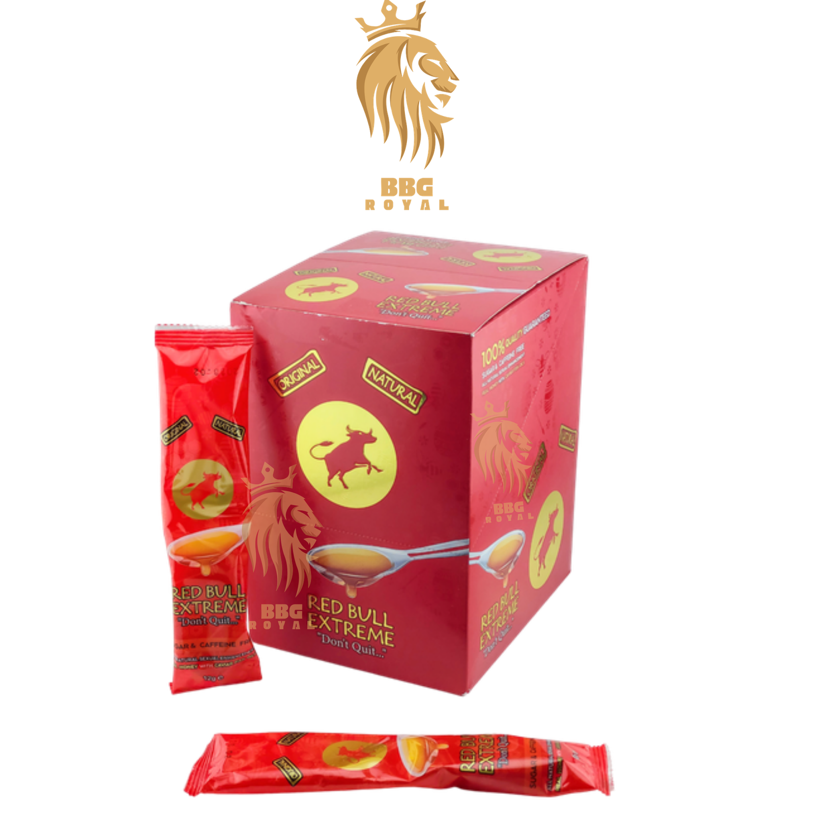 ✅ (10) Red Bull Extreme Spoons Honey | Pack of 12 Spoons X 12 G each - Image 1