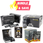 Hard Steel Bulk Deal: 12 Honey Sachets, 12 Shots Bottles, Choco 12 Pcs, Triple Capsules, and Hard Steel Gummies 24 Bags