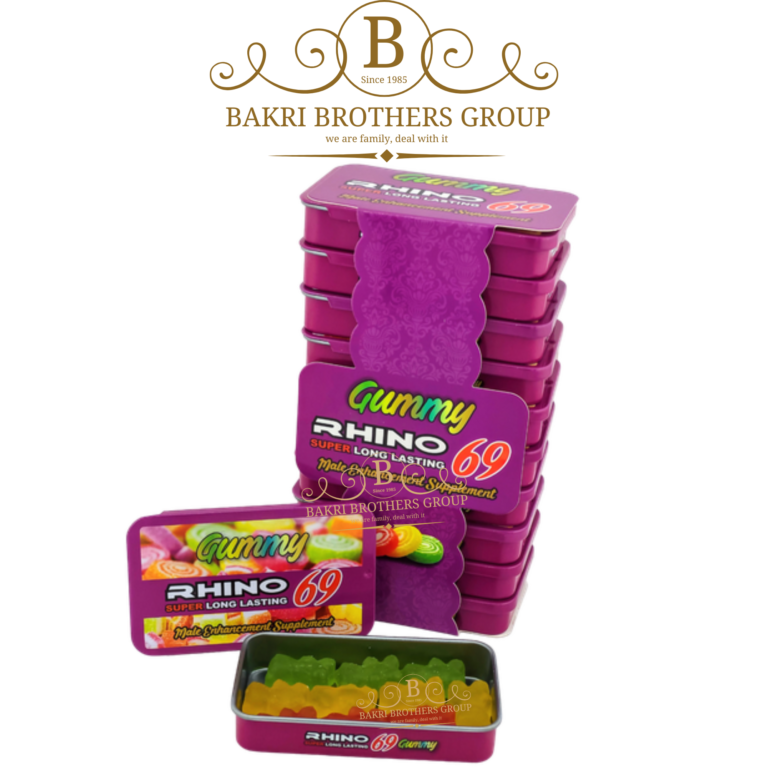 Rhino 69 Gummy Male Enhancement Supplement Box,10 Gummies per Box, Halal & Non GMO - Image 1