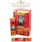 Rhino 8 Honey Male Enhancement Supplement - 12 Sachets (15g Each)