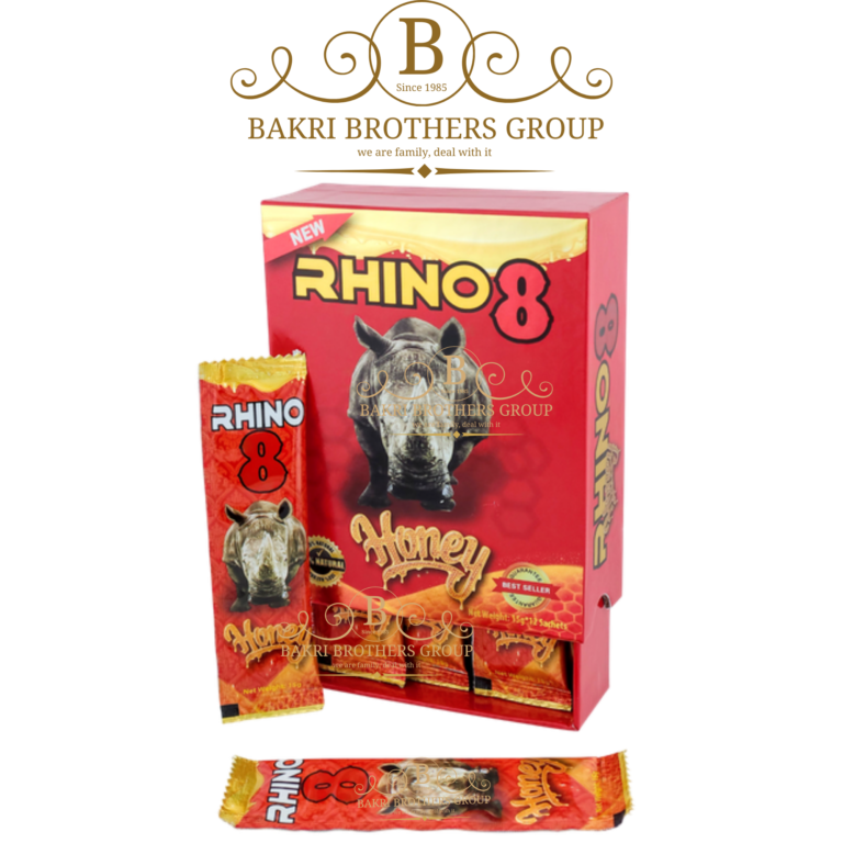 Rhino 8 Honey Male Enhancement Supplement - 12 Sachets (15g Each) - Image 1