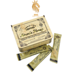 Leopard Energy Honey - RL Jelly, Bee Pollen & Natural Mixed Herbs (Pack of 12) | Wooden Box