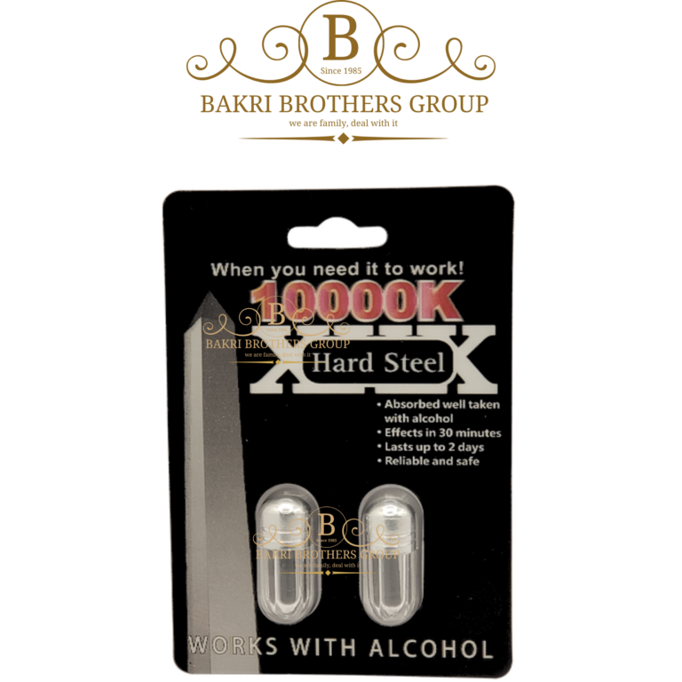 Hard Steel 50000K Twin Pack - Male Enhancement Capsules - Image 1