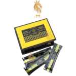 Secret Miracle Black Leather Honey, 12 Sachets, 15 g Each | Black Leather