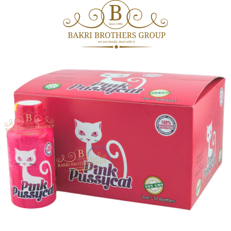 Pink Pussycat Sensual Enhancement Drink Liquid Shot - 2oz Bottles (12-Pack) - Image 1