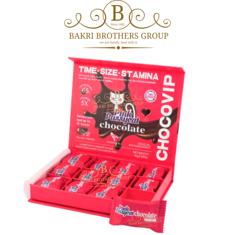 Pink Pussycat Chocolate Sensual Enhancement - Choco VIP - 12 Pieces - Image 1