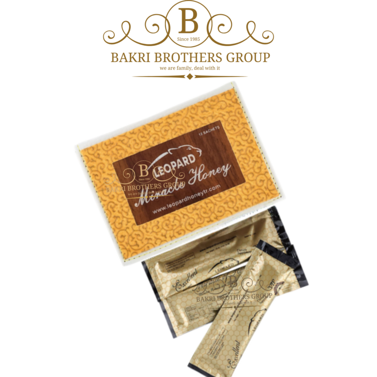 12 sachets in leather-style box, crafted with a herbal honey mix