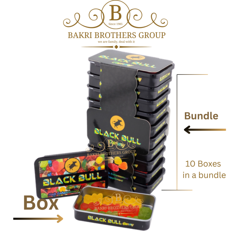 Black Bull Don’t Quit Gummies 10000K Box,10Gummies per Box, Halal, Non GMO - Image 2