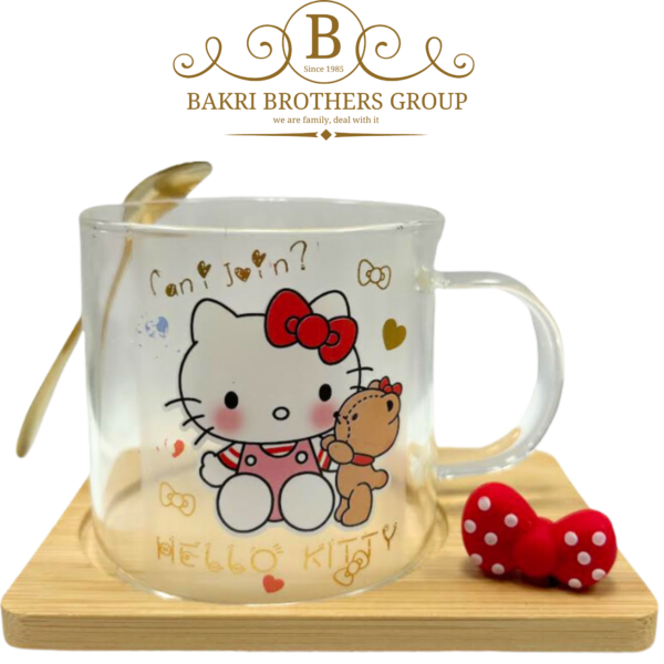 Hello Kitty "Can I Join?" Glass Tea Mug