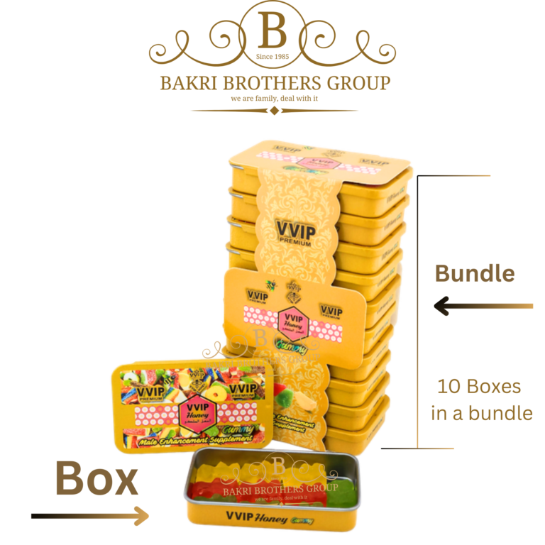 VVIP Honey Gummy Male Enhancement Supplement Box,10 Gummies per Box, Halal & Non GMO - Image 4