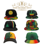 Vibrant Nature-Themed Caps Collection - Set of 6